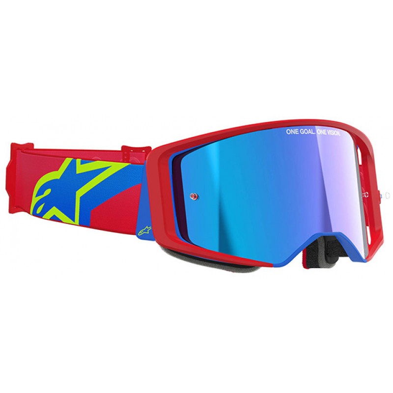 Мотоокуляри Маска Alpinestars Supertech Corp Red/Blue -Blue купити